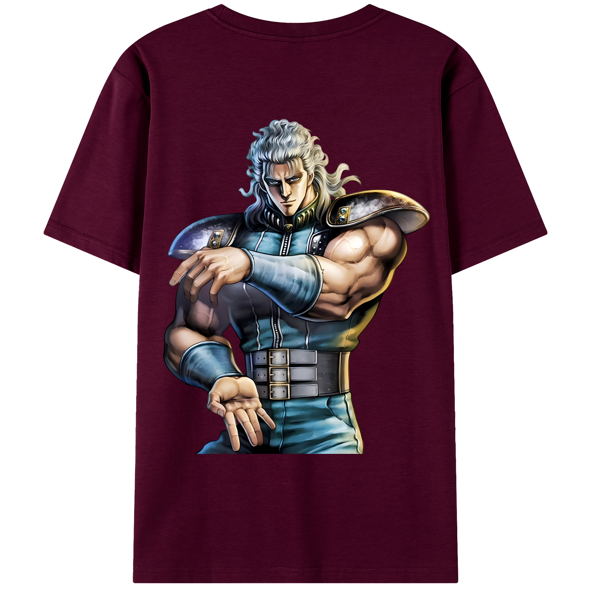 （画像用） 北斗の拳 Fist of the North Star レディース半袖Tシャツ(バックプリント)